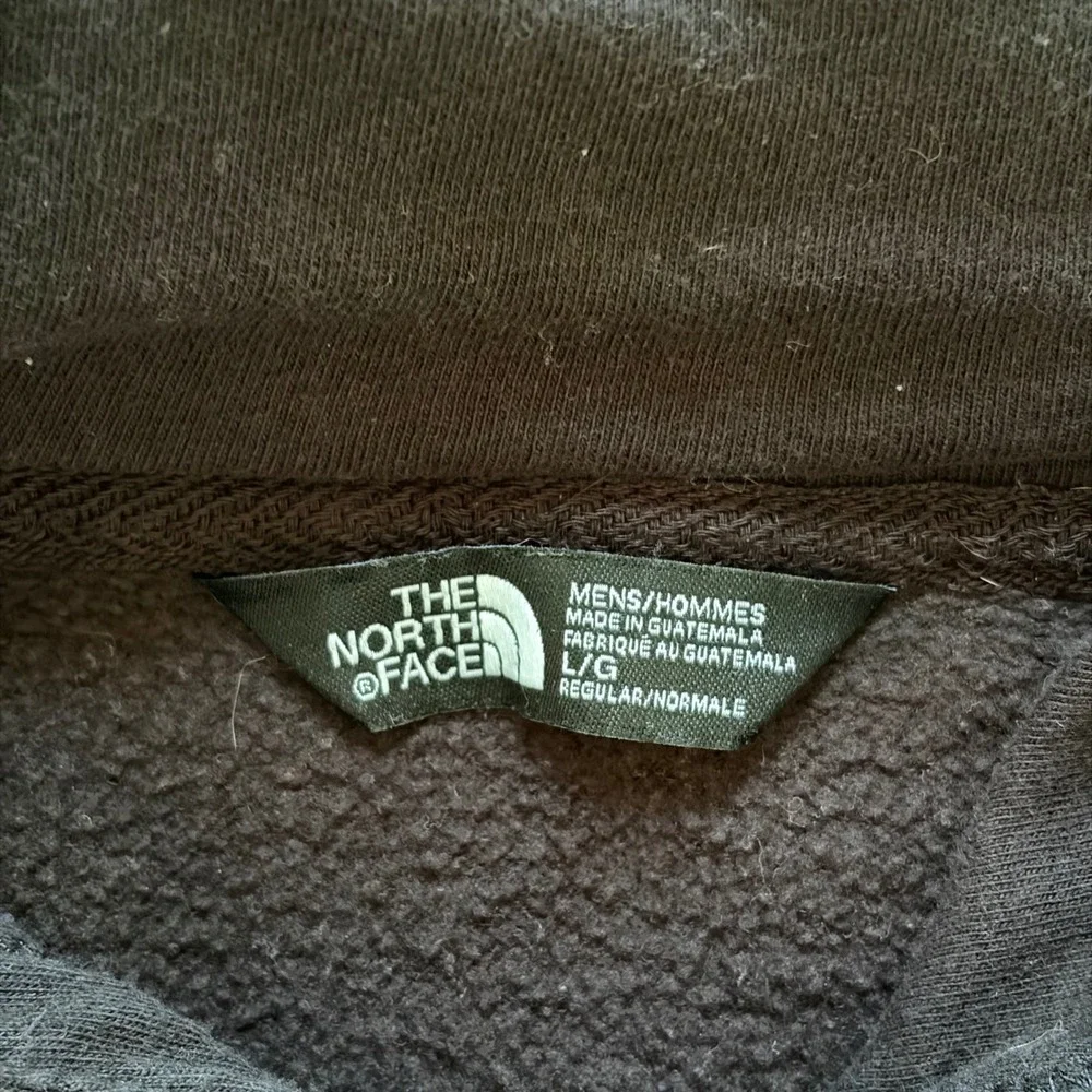 The North Face Mens Black Logo Pullover Hoodie Size Large Regular NF0A3X9I